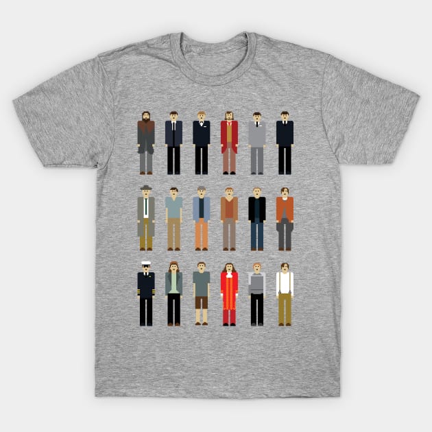 Leo's many characters T-Shirt by Bomdesignz